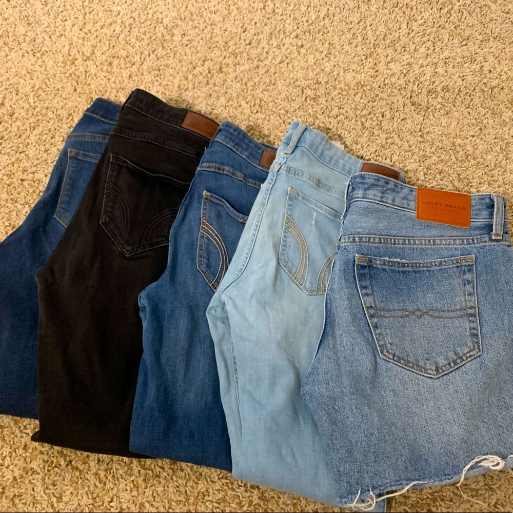 Jeans ( Holister, Old Navy, Lucky Brand)